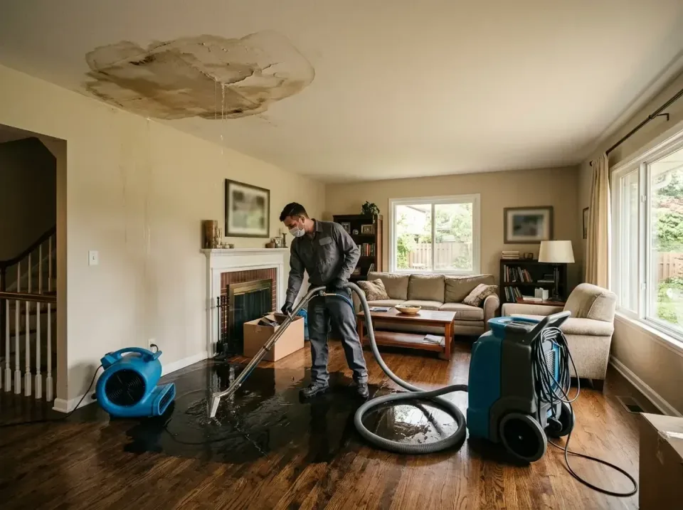 attic-pipe-burst-ceiling-drip-008 — frequently asked questions, Water Damage Restoration & Carpet Care in Carthage, MO